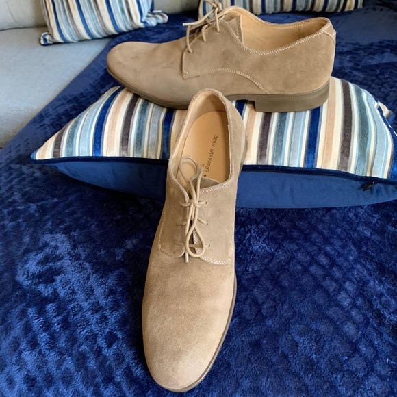 John Varvatos Dress Shoes Suede Cap Toe 10M - Picture 3 of 13